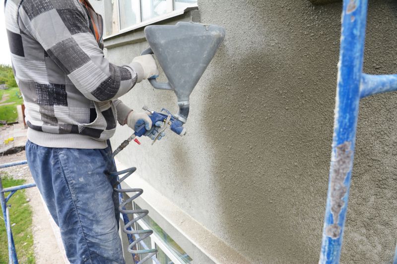 Stucco Application Process